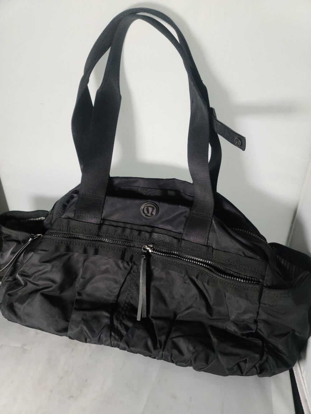 Lululemon Keep It Classy Duffel Bag Black Nylon Gym